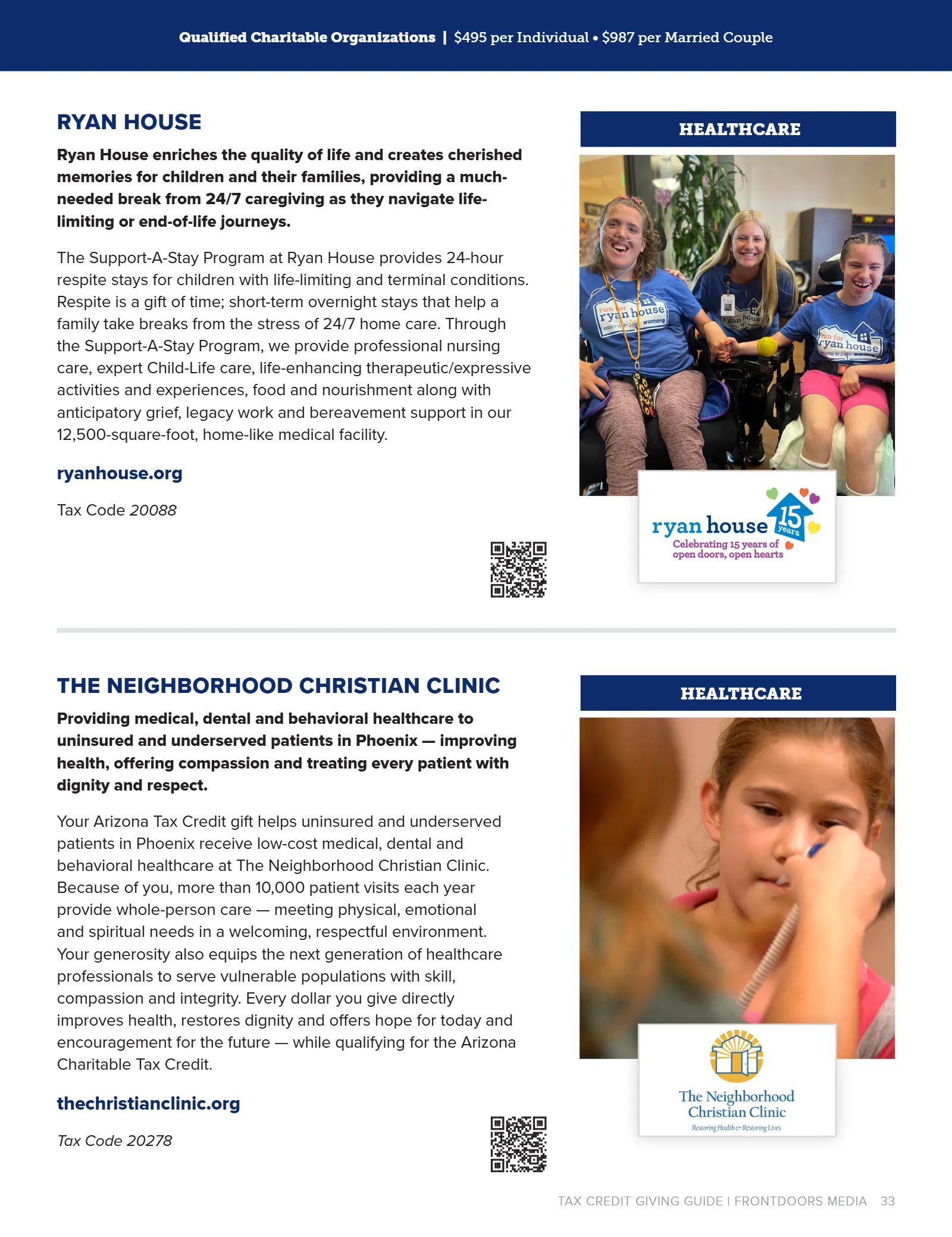 Arizona Tax Credit Guide 2025-26 — Maricopa County Edition, page 33