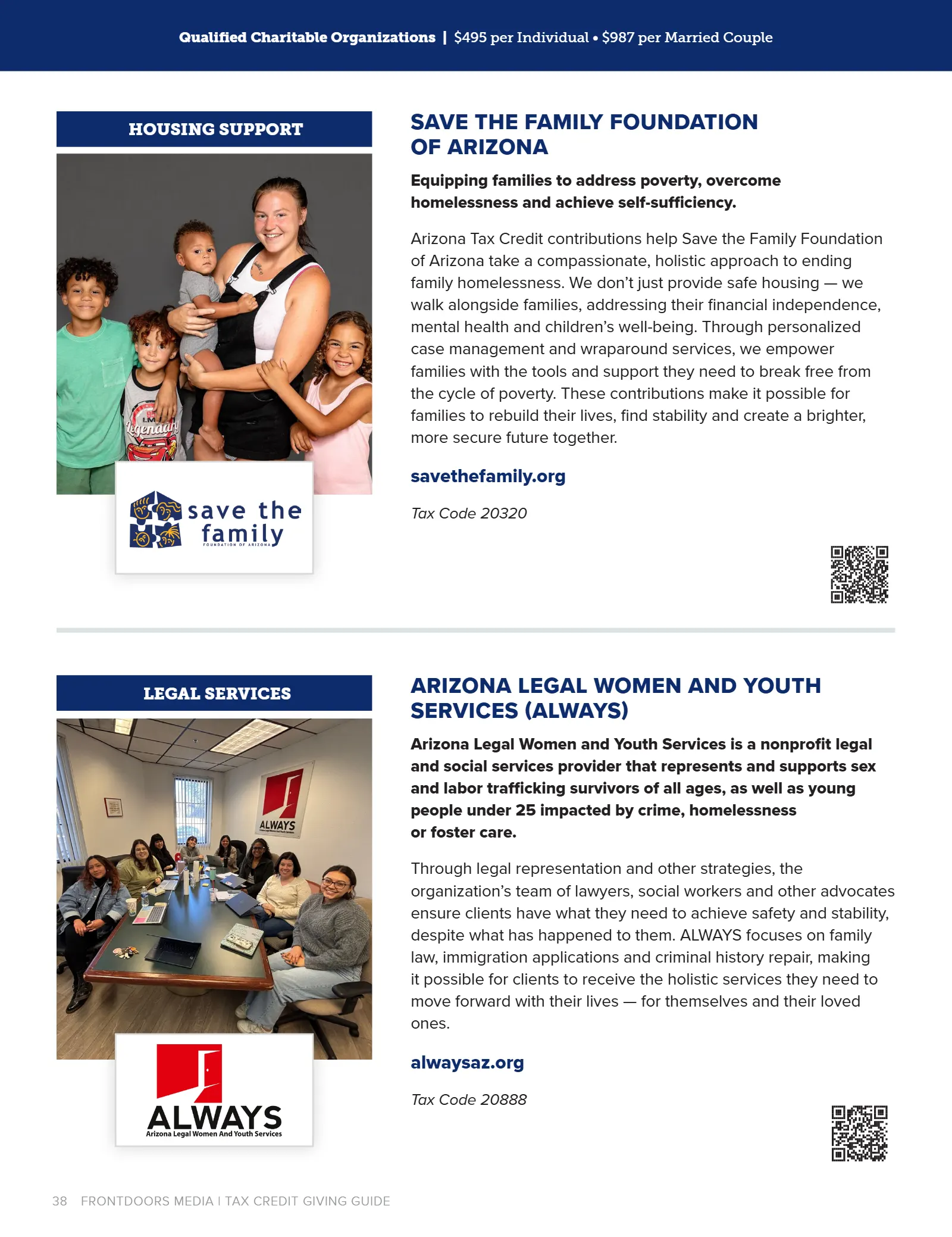 Arizona Tax Credit Guide 2025-26 — Maricopa County Edition, page 38