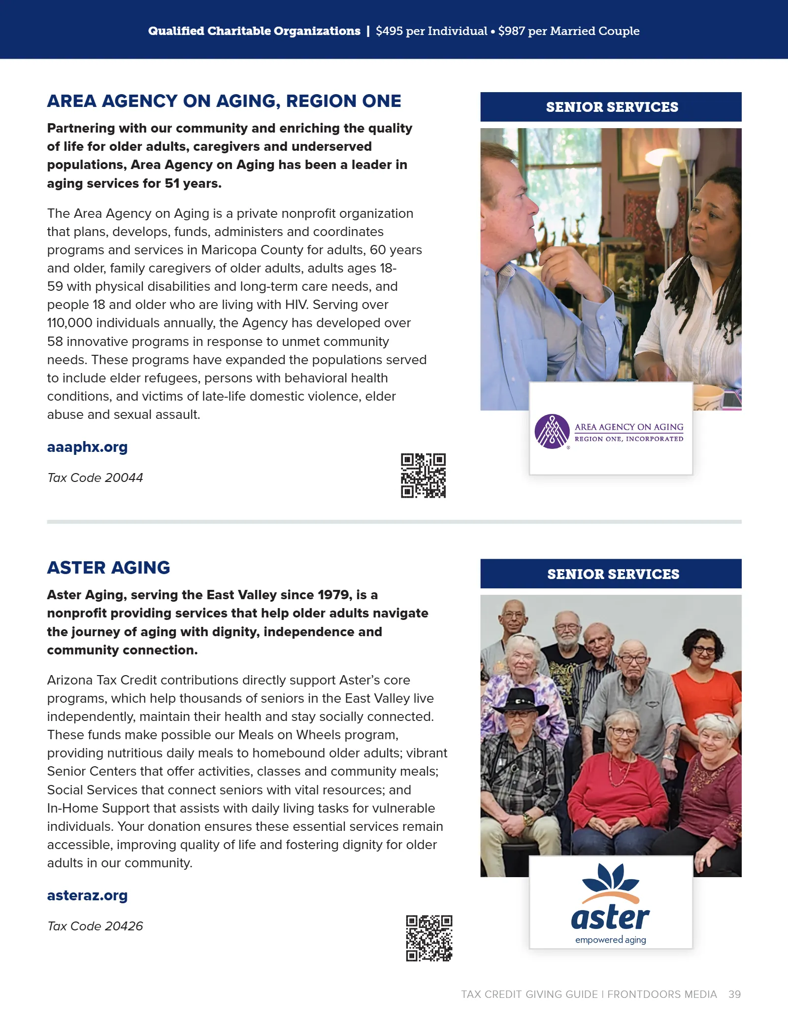 Arizona Tax Credit Guide 2025-26 — Maricopa County Edition, page 39