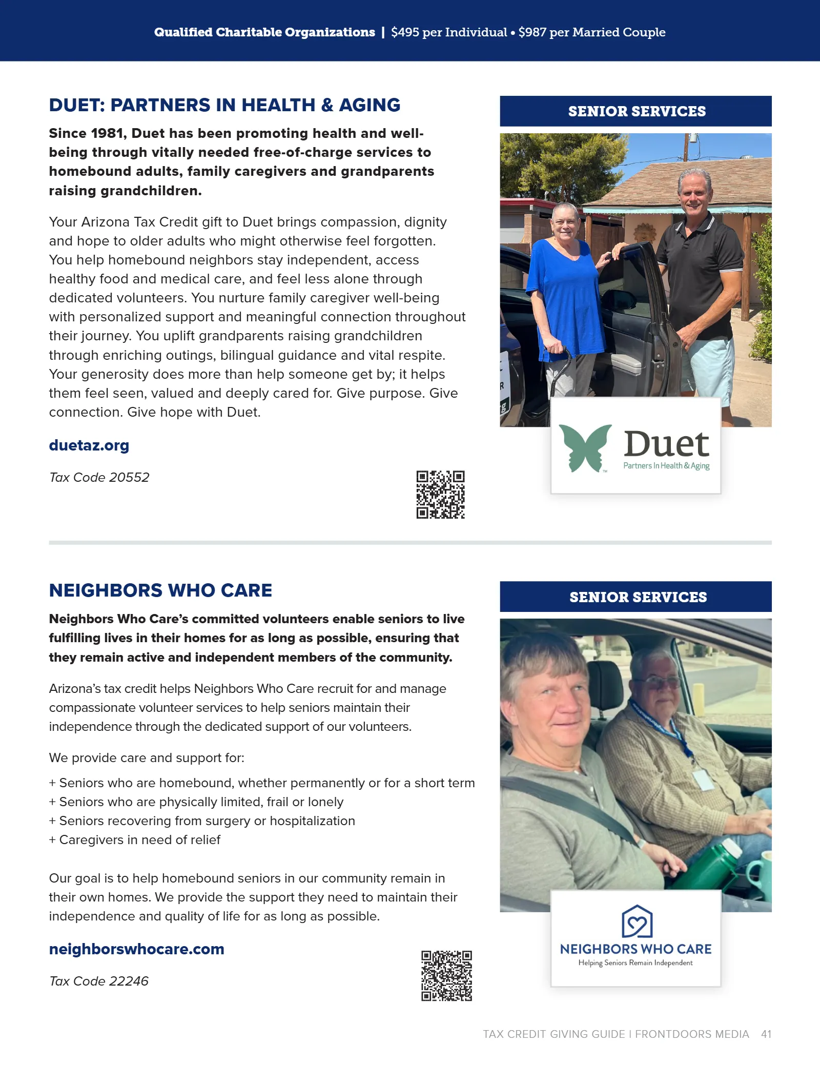 Arizona Tax Credit Guide 2025-26 — Maricopa County Edition, page 41