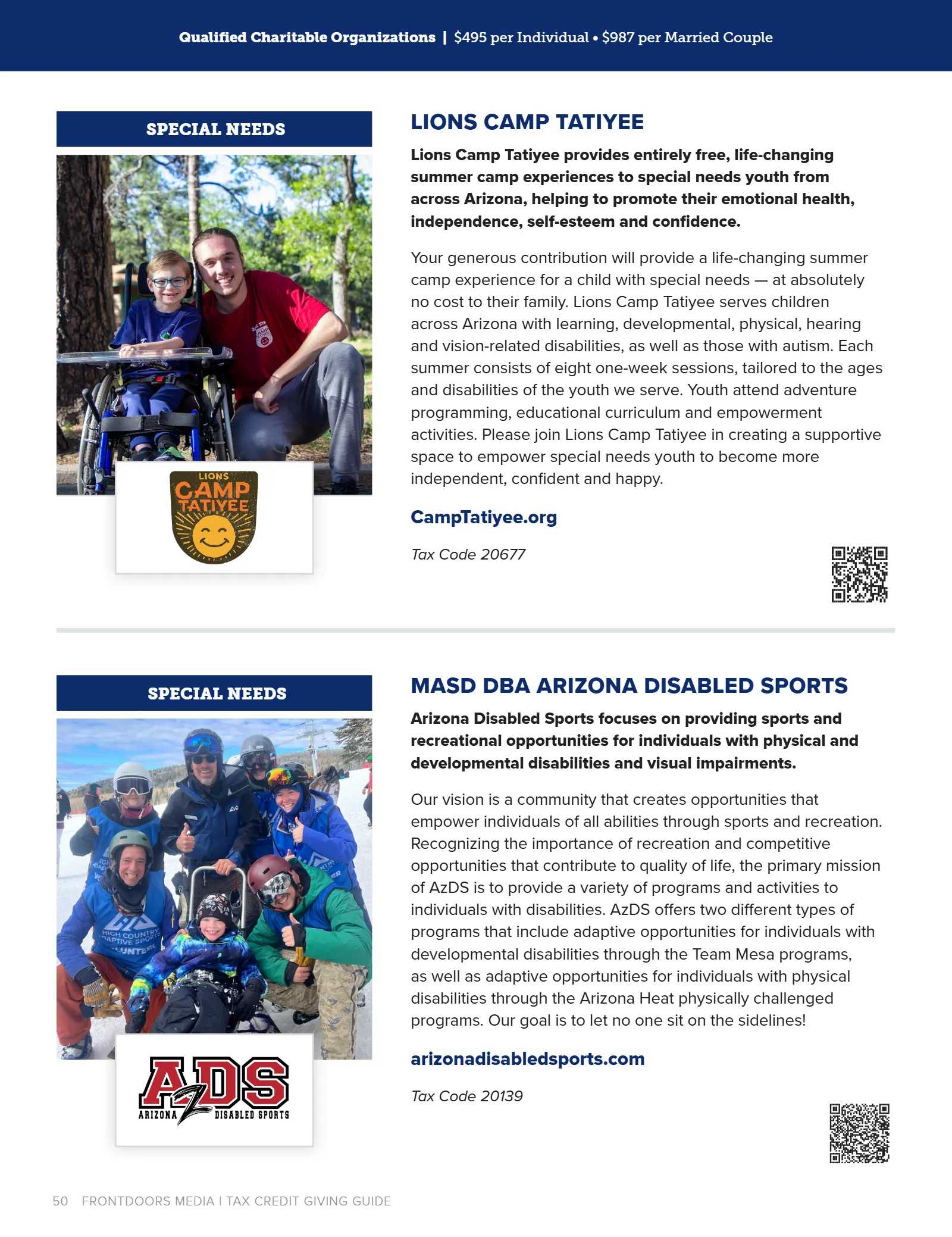 Arizona Tax Credit Guide 2025-26 — Maricopa County Edition, page 50