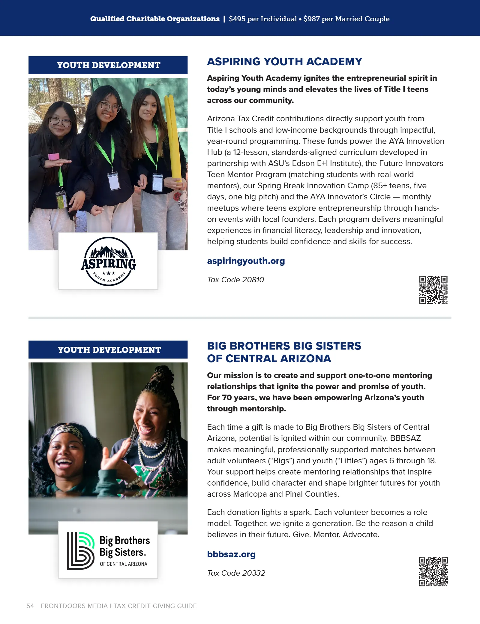 Arizona Tax Credit Guide 2025-26 — Maricopa County Edition, page 54