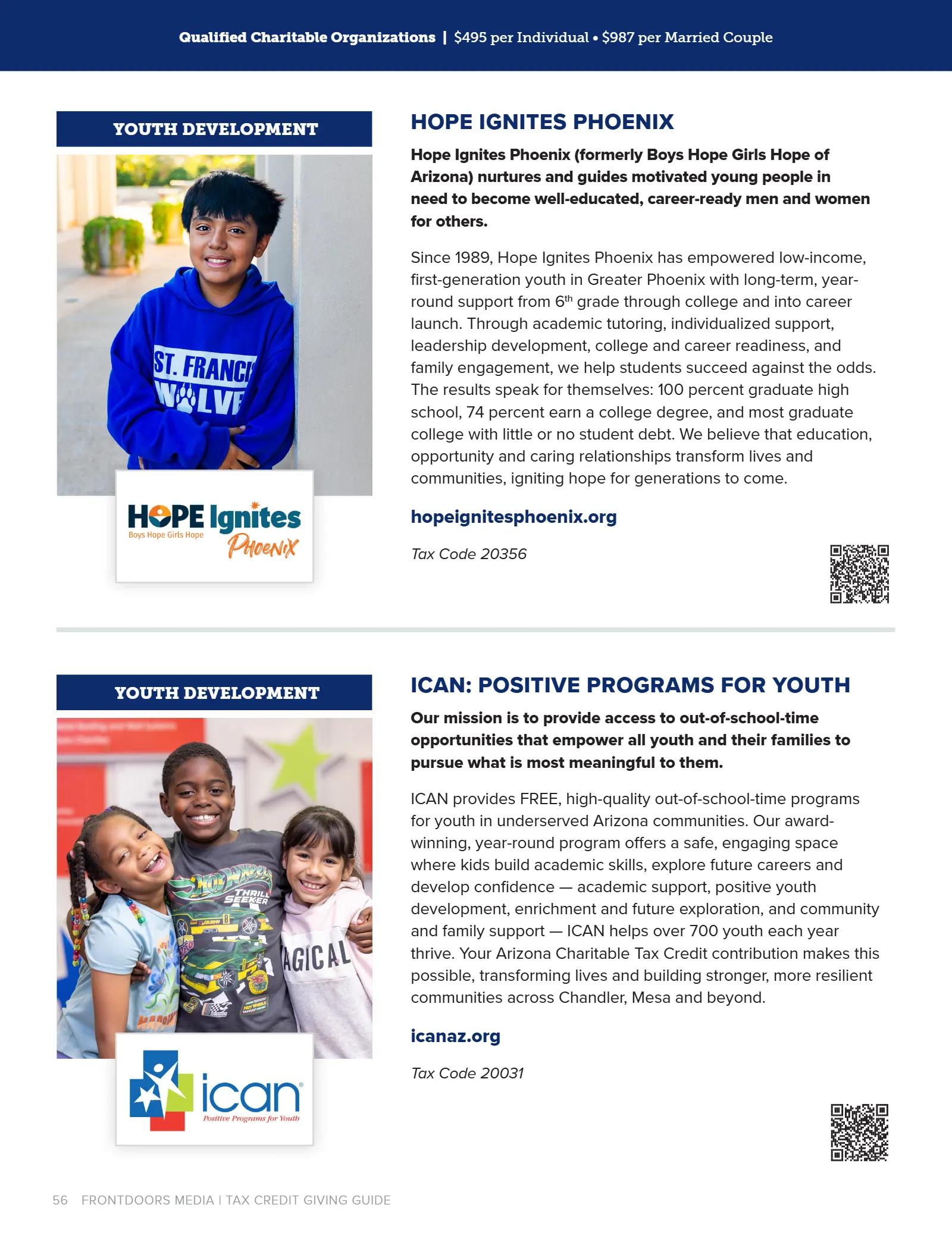 Arizona Tax Credit Guide 2025-26 — Maricopa County Edition, page 56