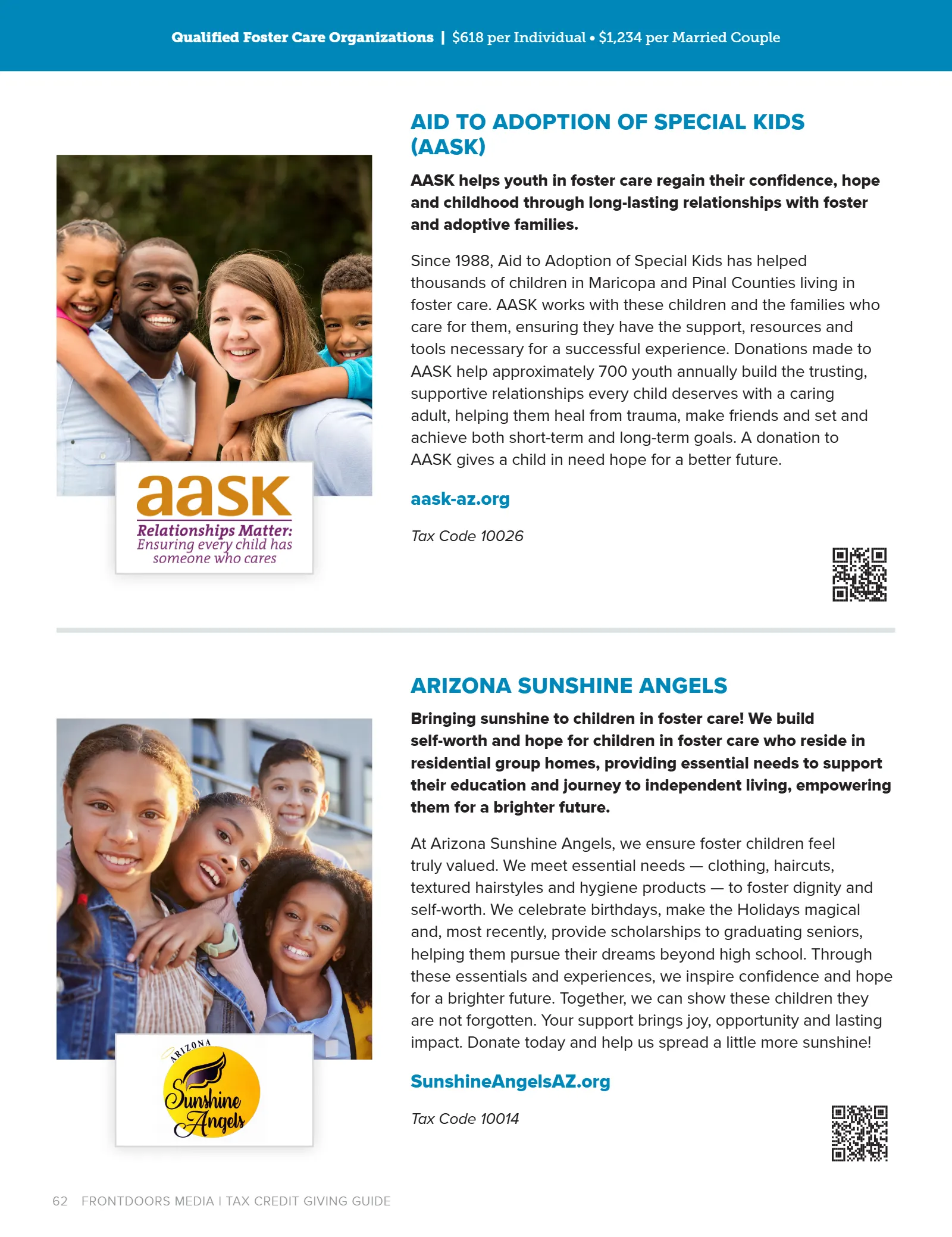 Arizona Tax Credit Guide 2025-26 — Maricopa County Edition, page 62
