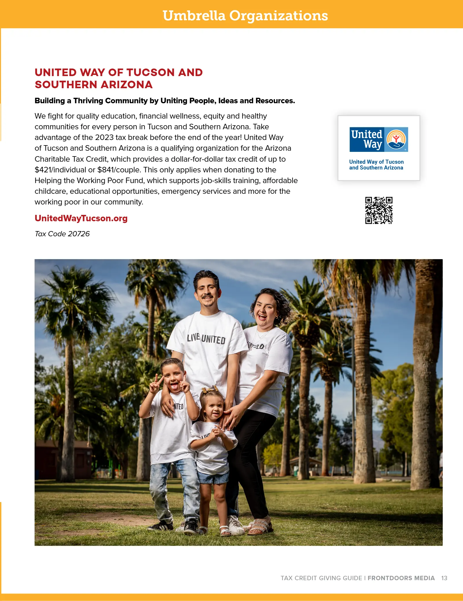 Arizona Tax Credit Guide 2023-24 — Tucson Area Edition, page 13