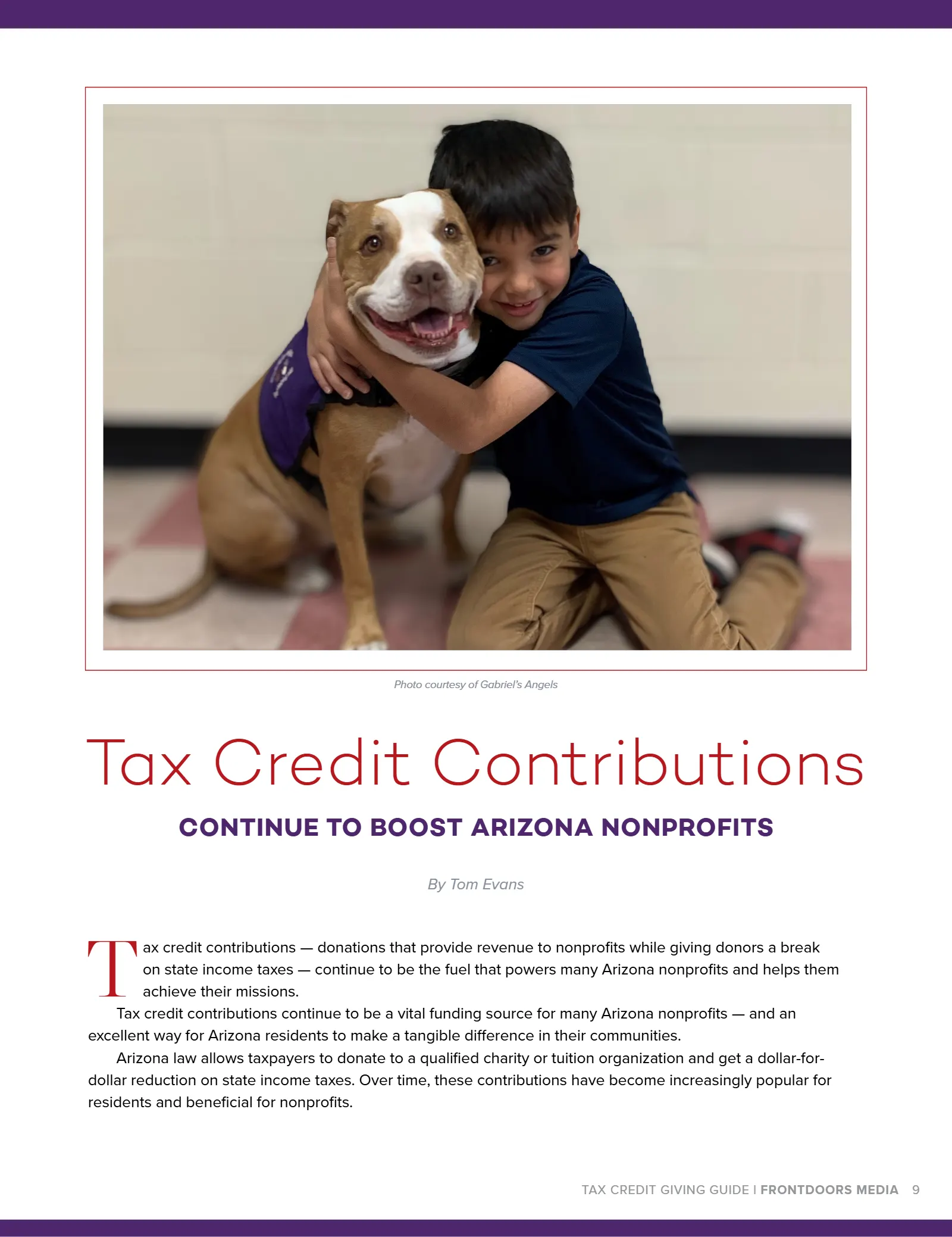 Arizona Tax Credit Guide 2024-25 — Tucson Area Edition, page 9