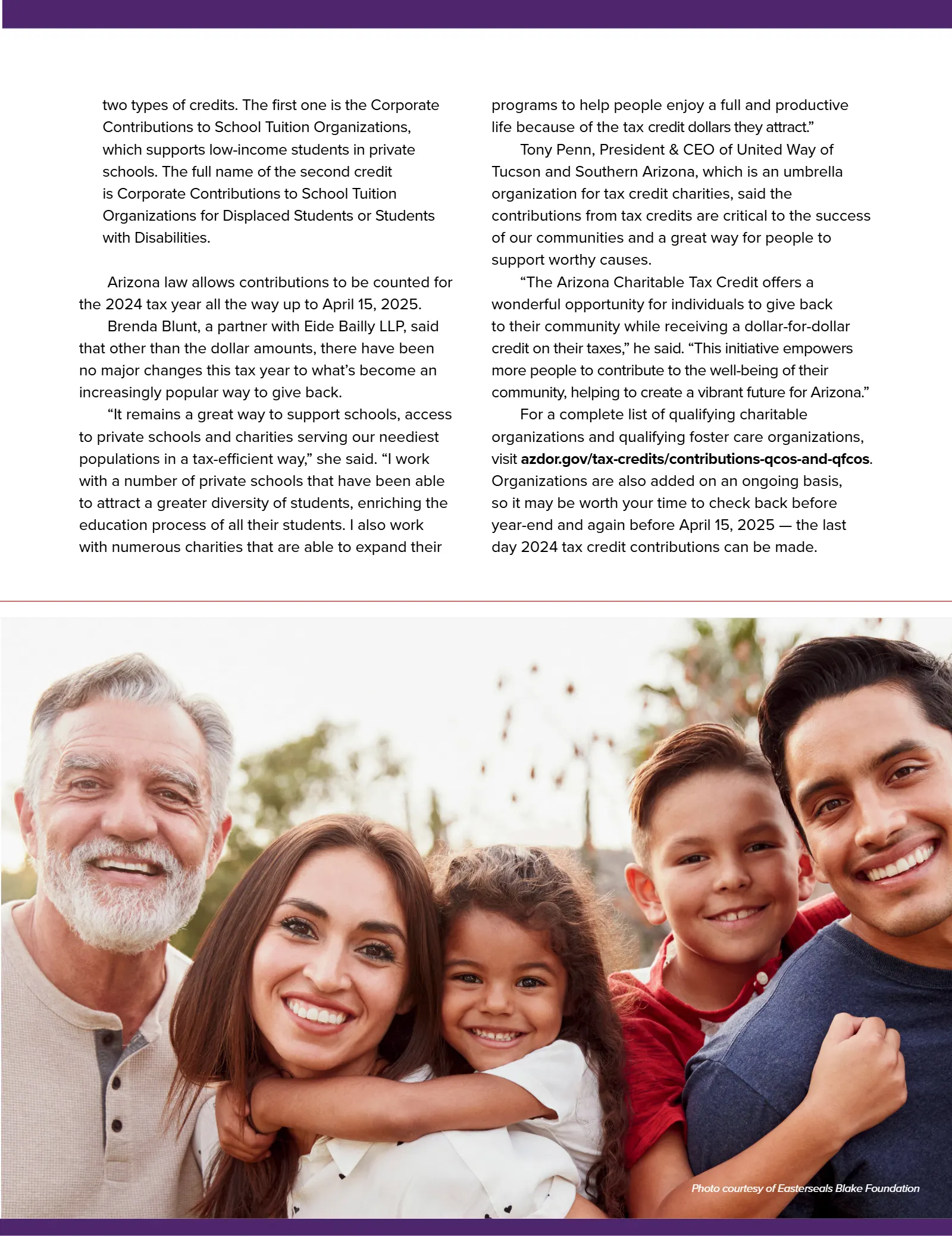 Arizona Tax Credit Guide 2024-25 — Tucson Area Edition, page 11
