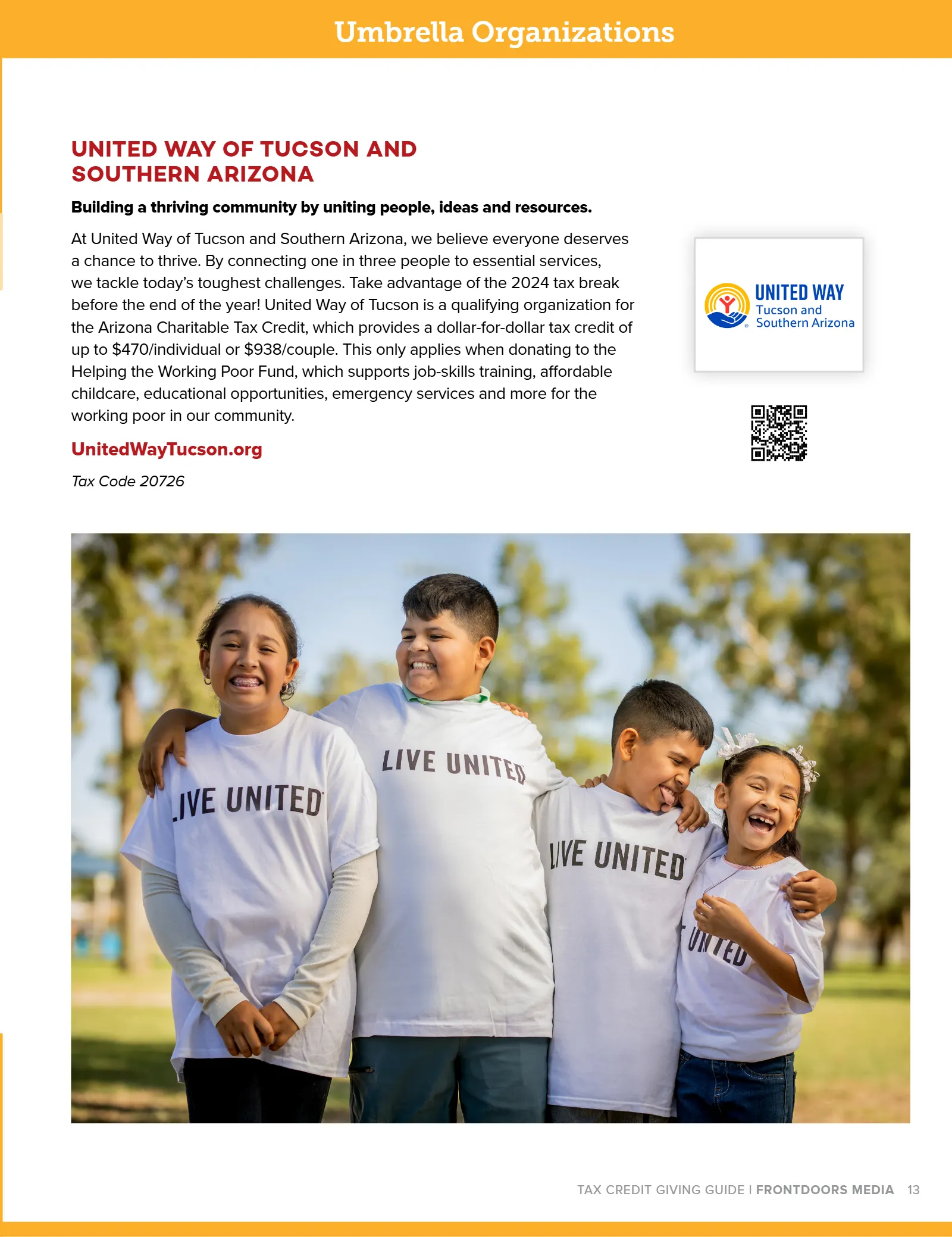 Arizona Tax Credit Guide 2024-25 — Tucson Area Edition, page 13