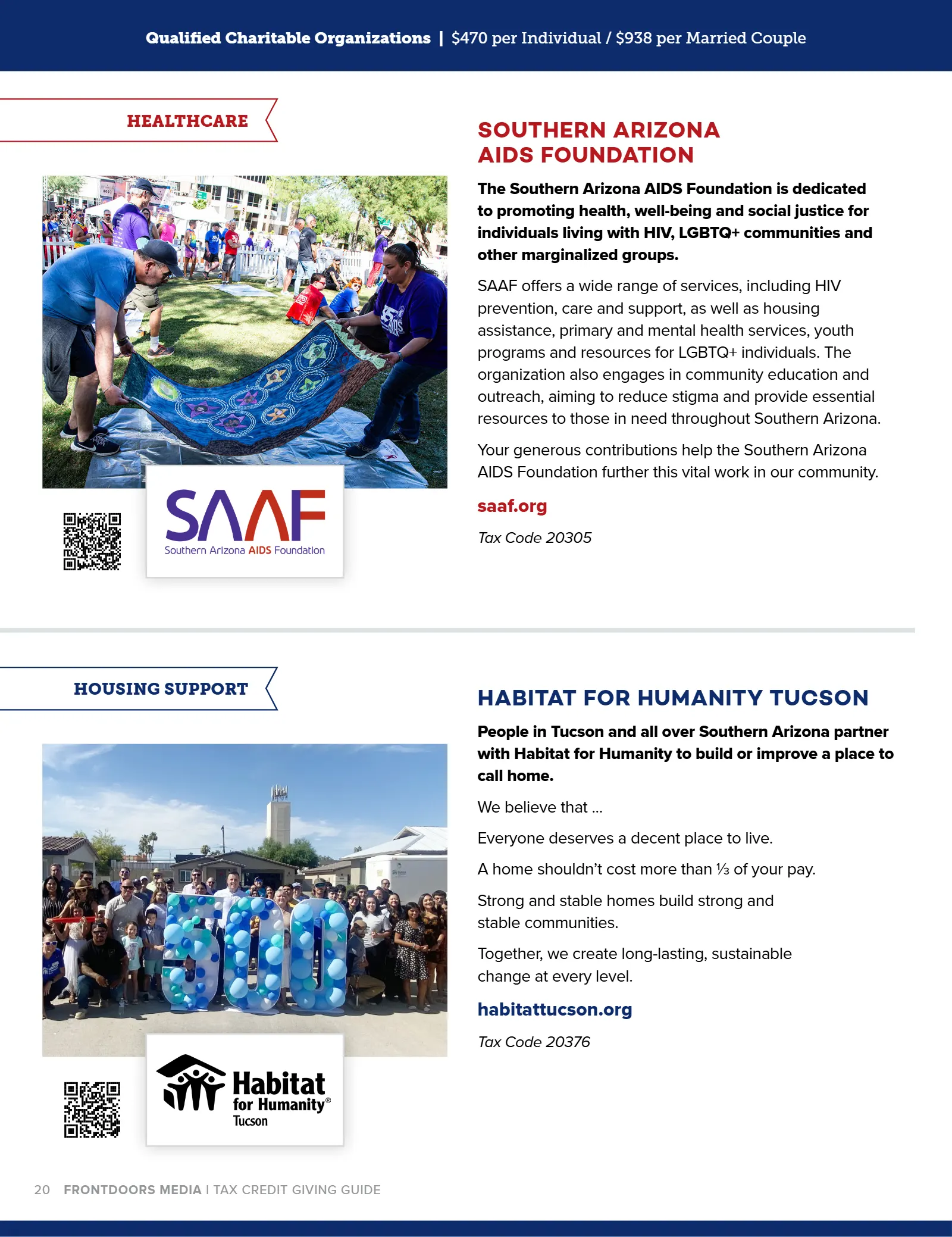 Arizona Tax Credit Guide 2024-25 — Tucson Area Edition, page 20