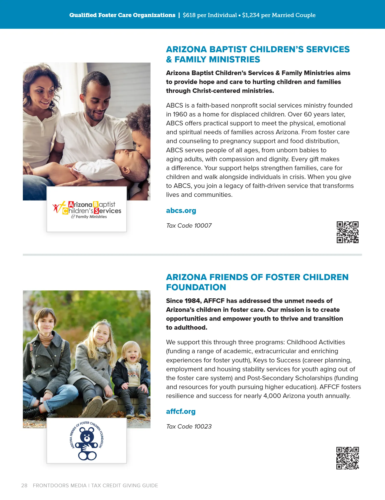 Arizona Tax Credit Guide 2025-26 — Tucson Area Edition, page 28