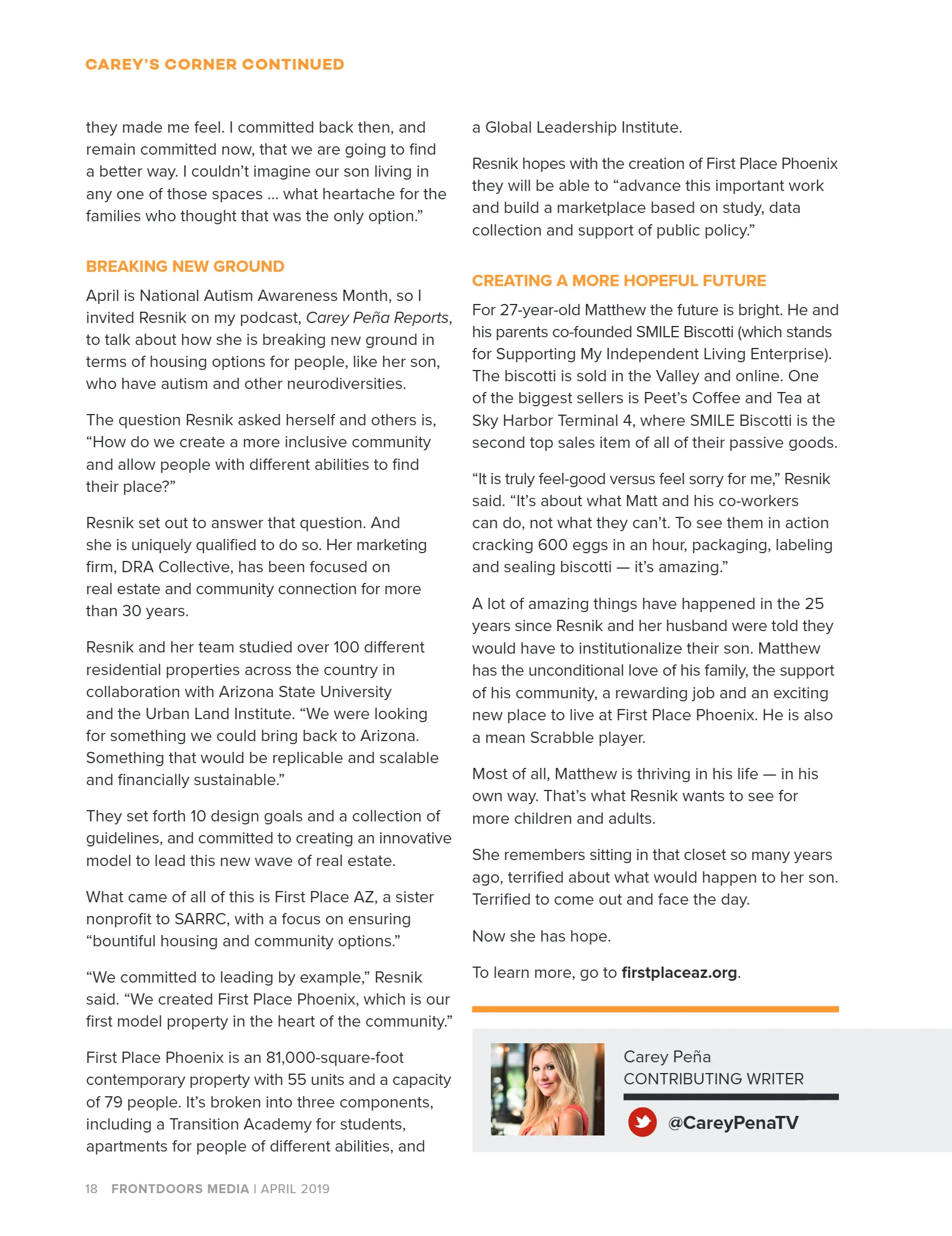 April 2019 Issue, page 18