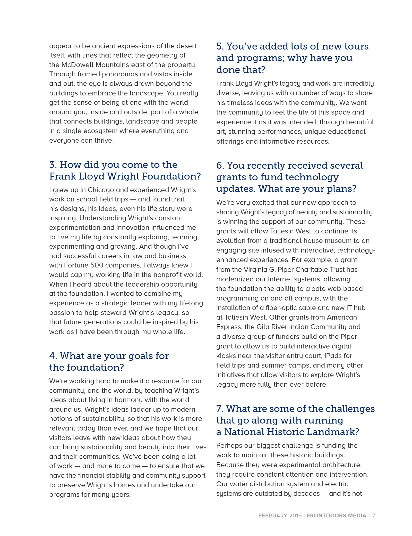 February 2019 Issue, page 7
