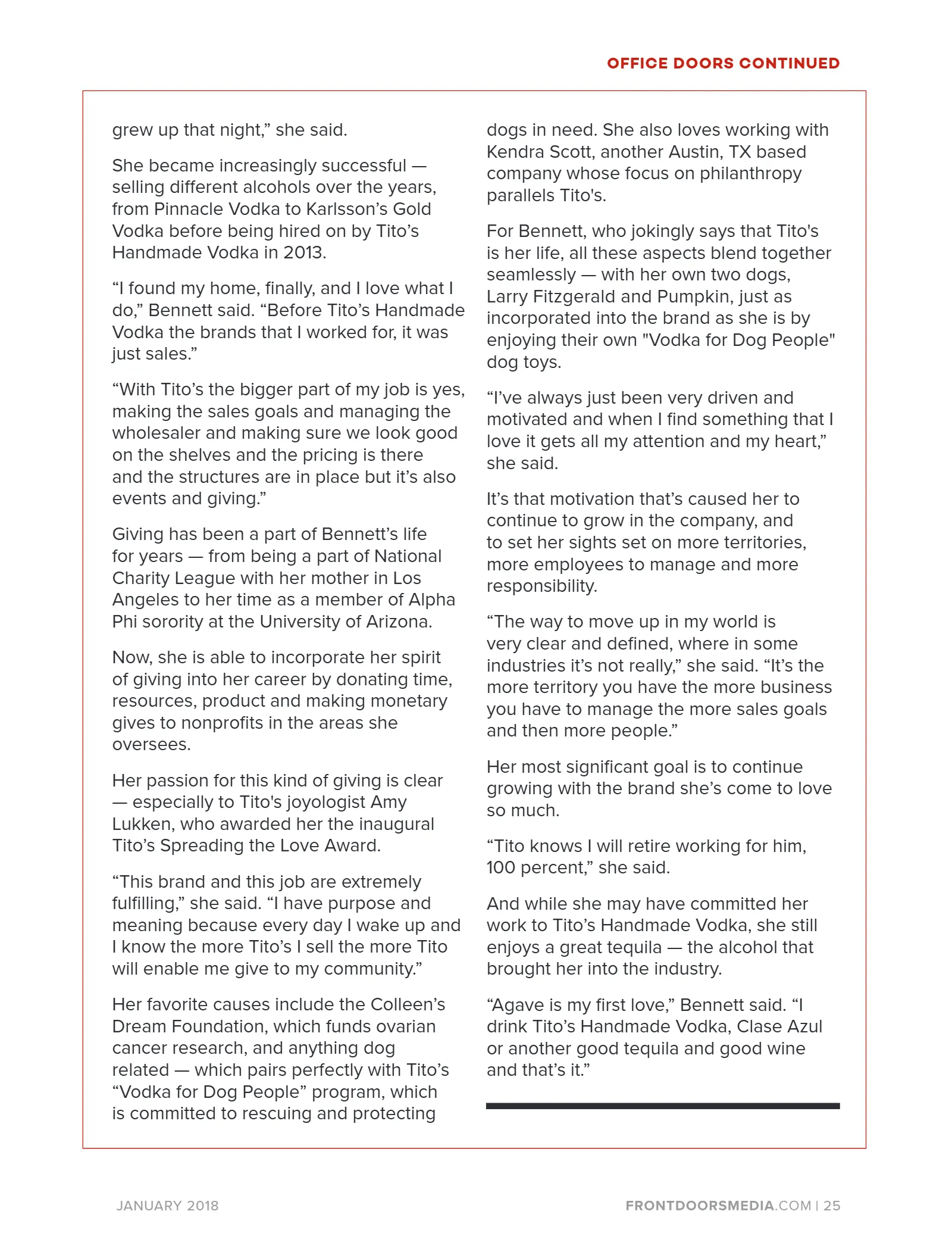 JANUARY 2018, page 25
