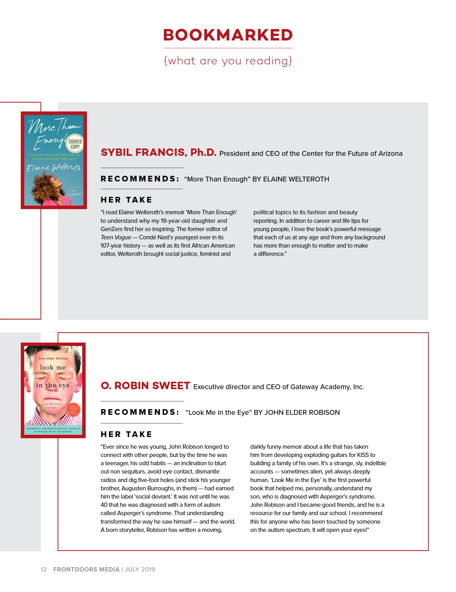 July 2019 Issue, page 12