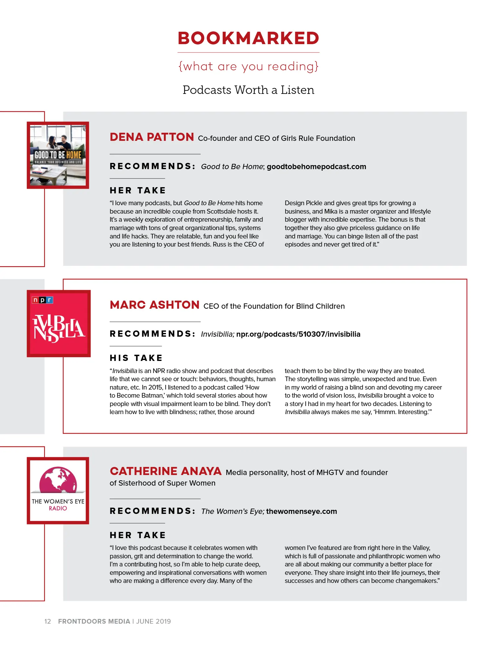 June 2019 Issue, page 12