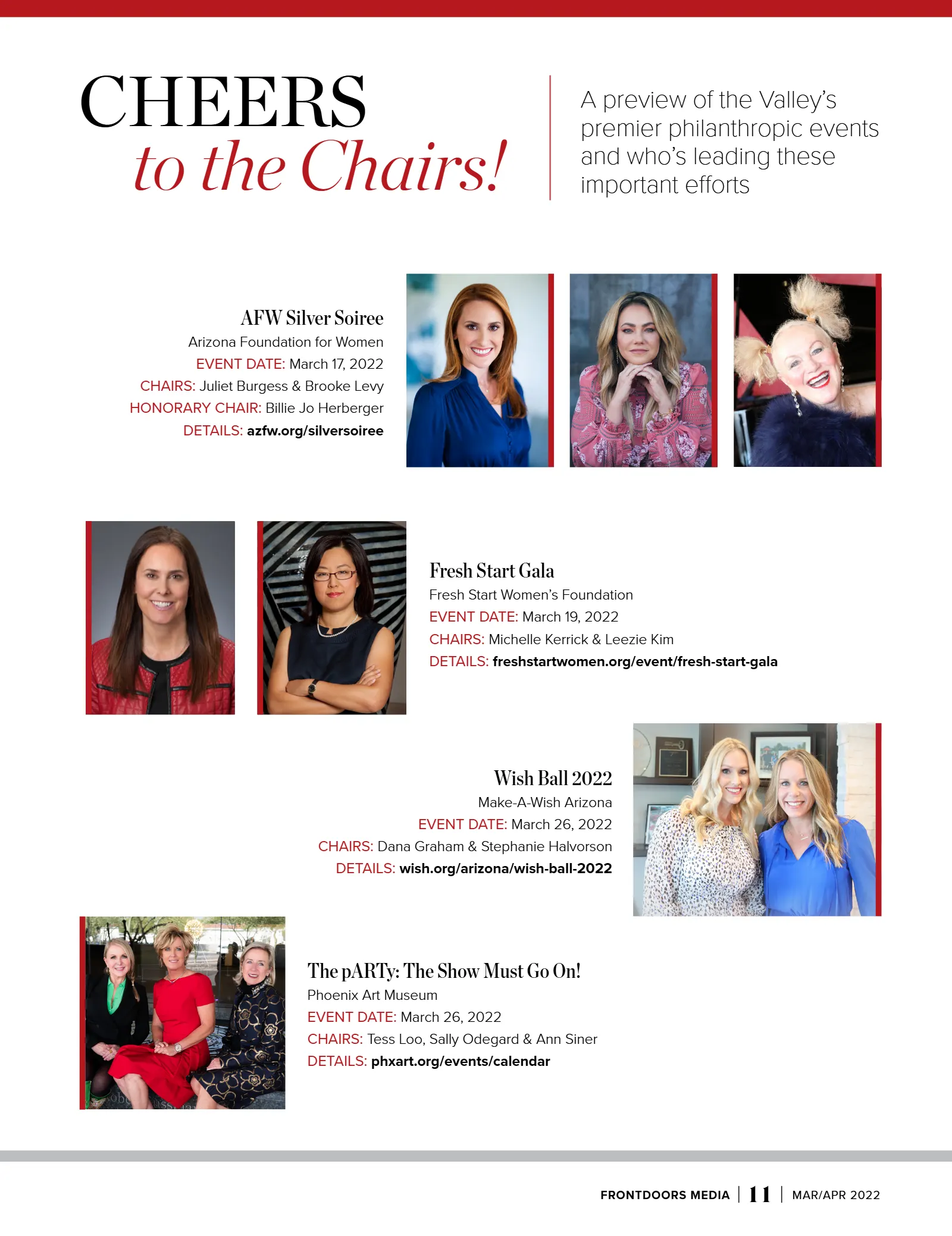 March/April 2022 - The Spring Philanthropy Issue, page 13