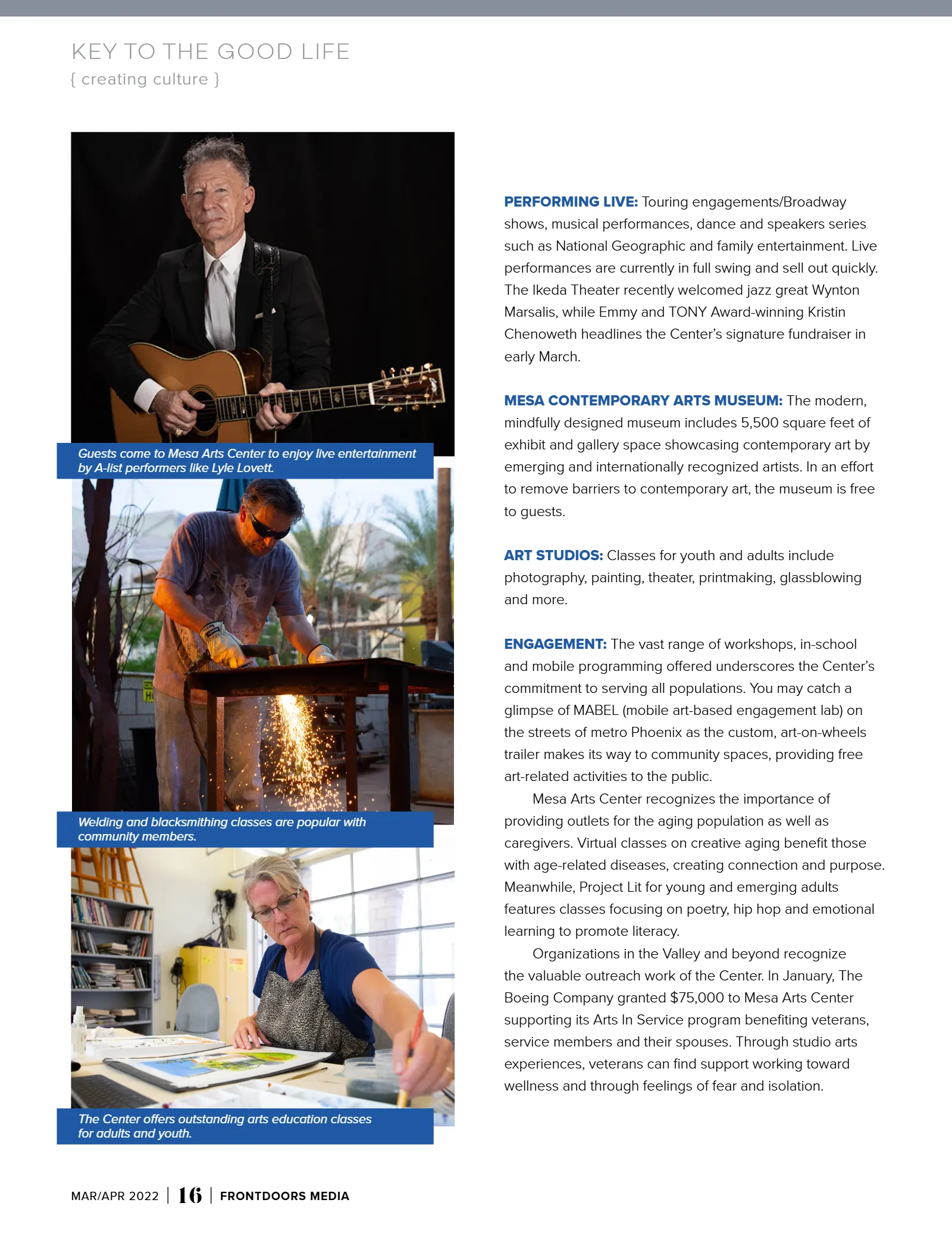 March/April 2022 - The Spring Philanthropy Issue, page 18