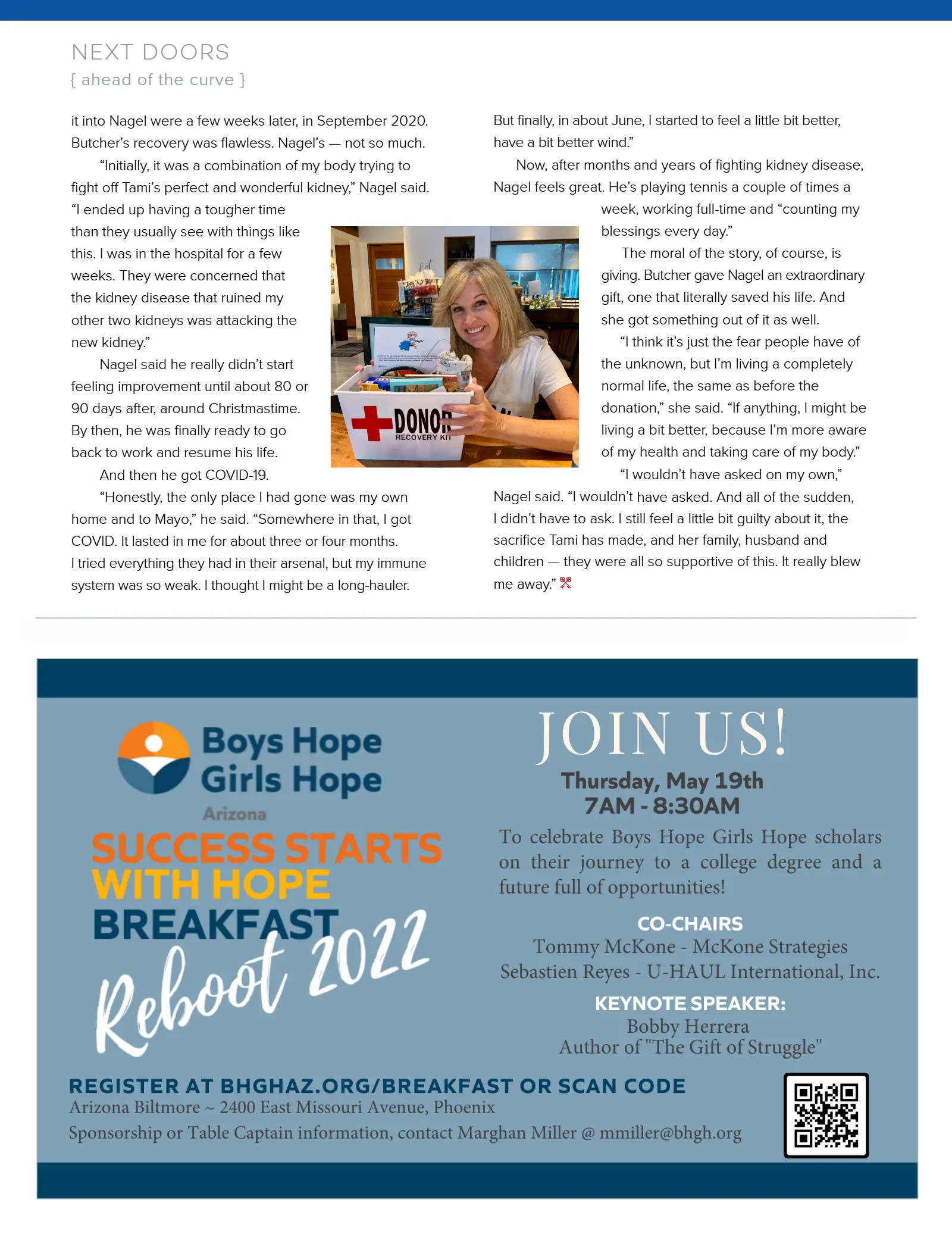 March/April 2022 - The Spring Philanthropy Issue, page 60