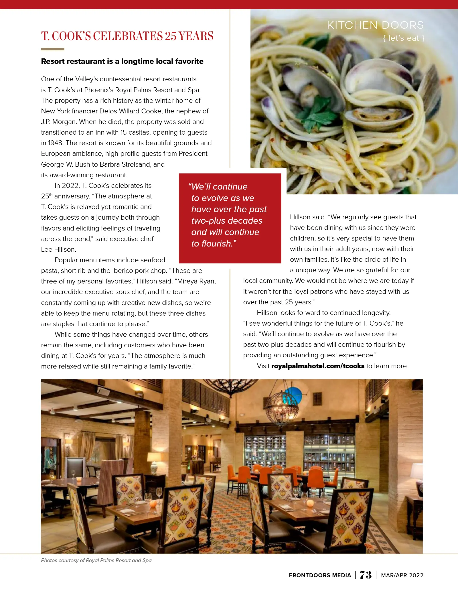 March/April 2022 - The Spring Philanthropy Issue, page 75