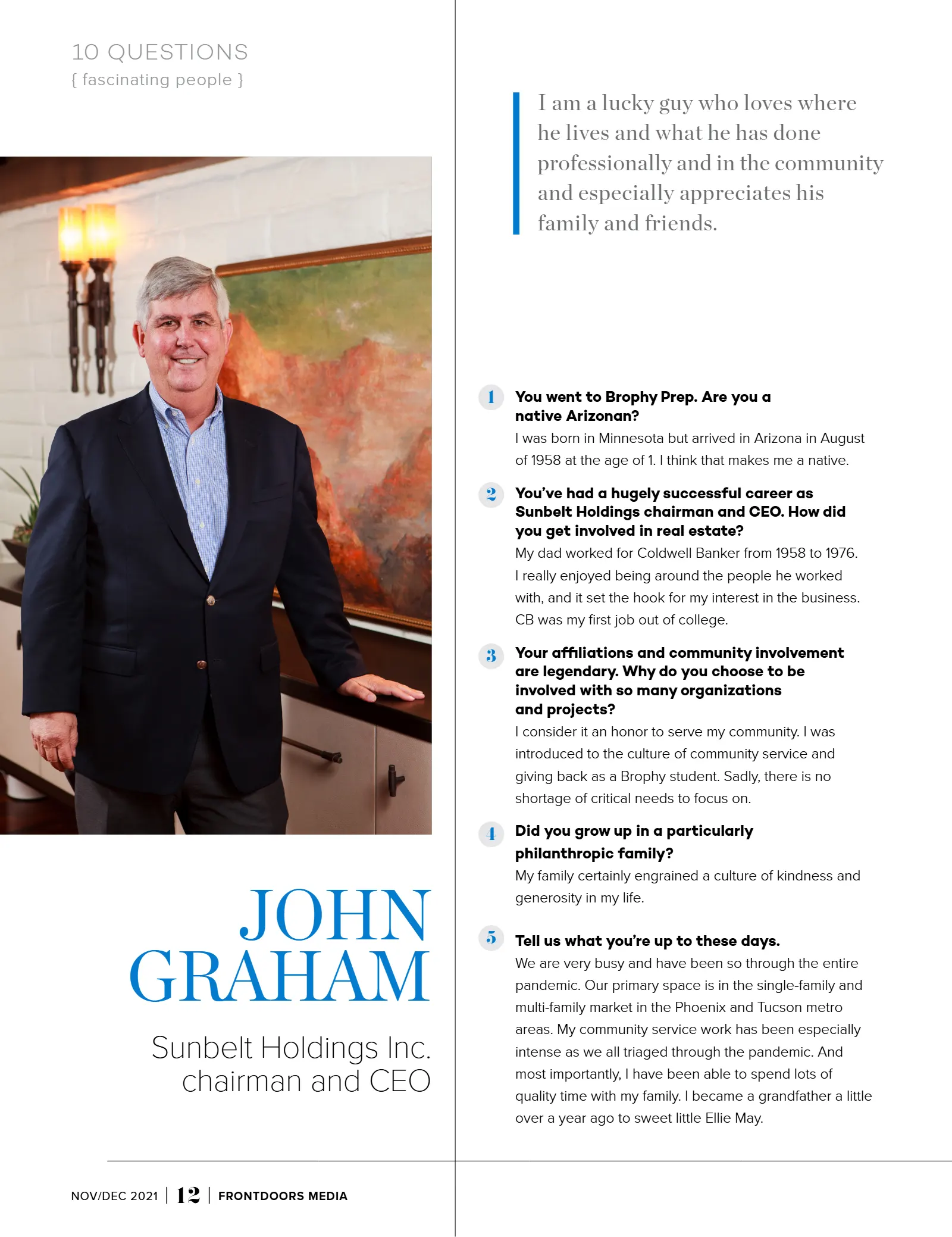 November/December 2021 - The Holiday Issue, page 12