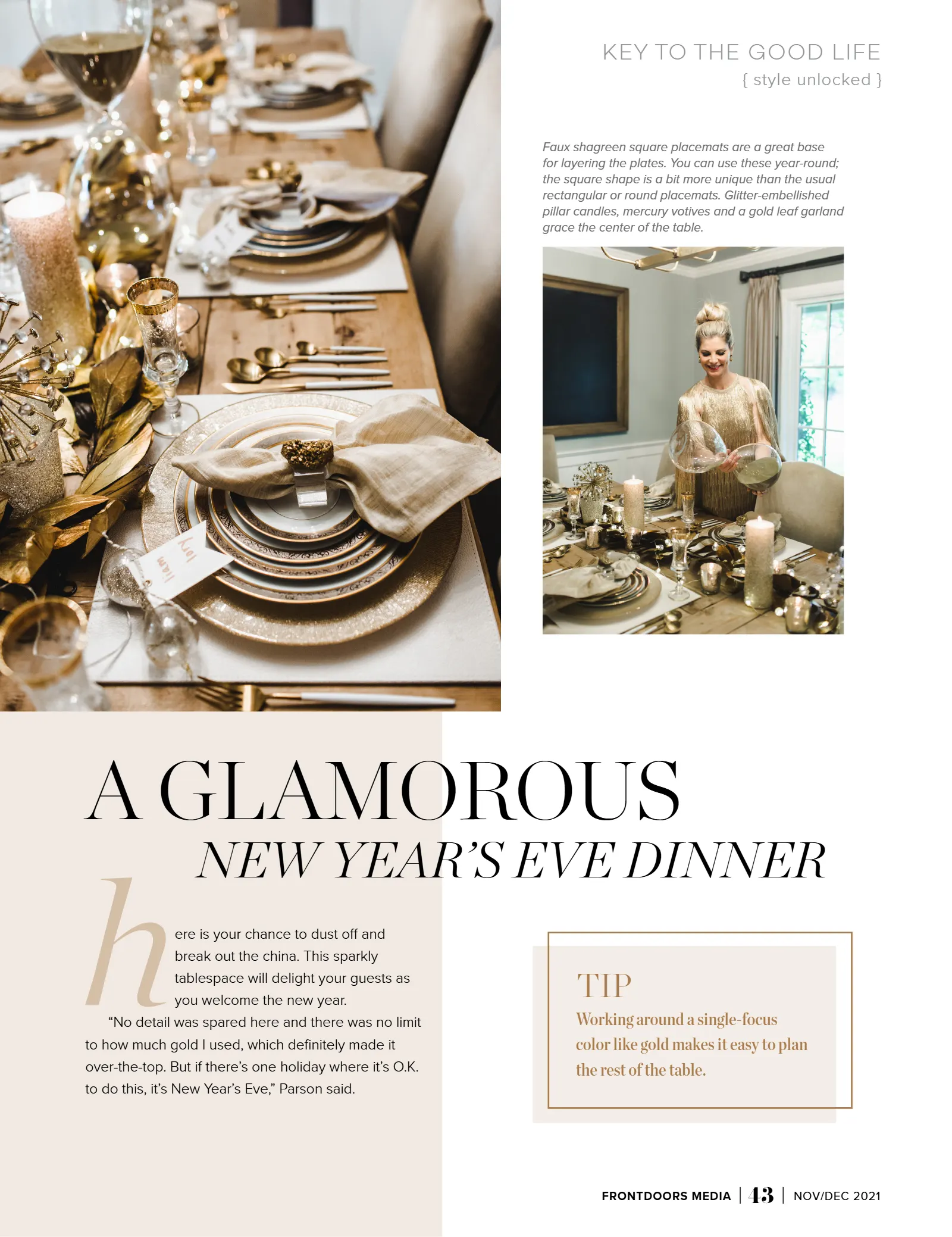 November/December 2021 - The Holiday Issue, page 43