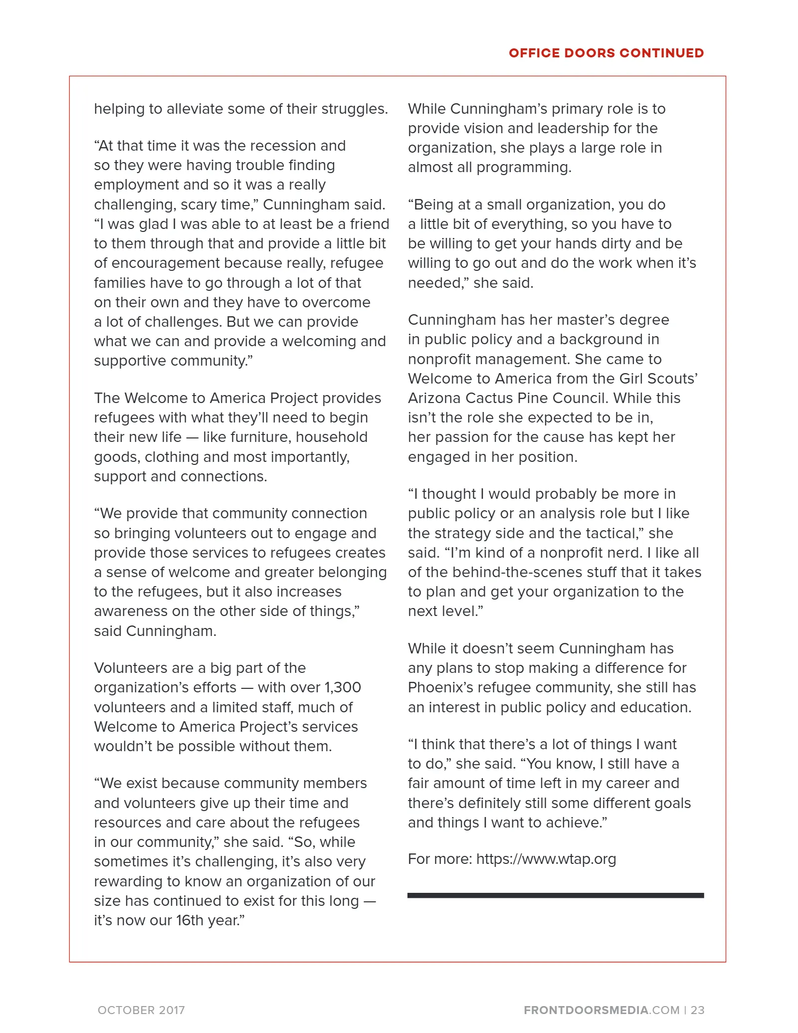 October 2017, page 23