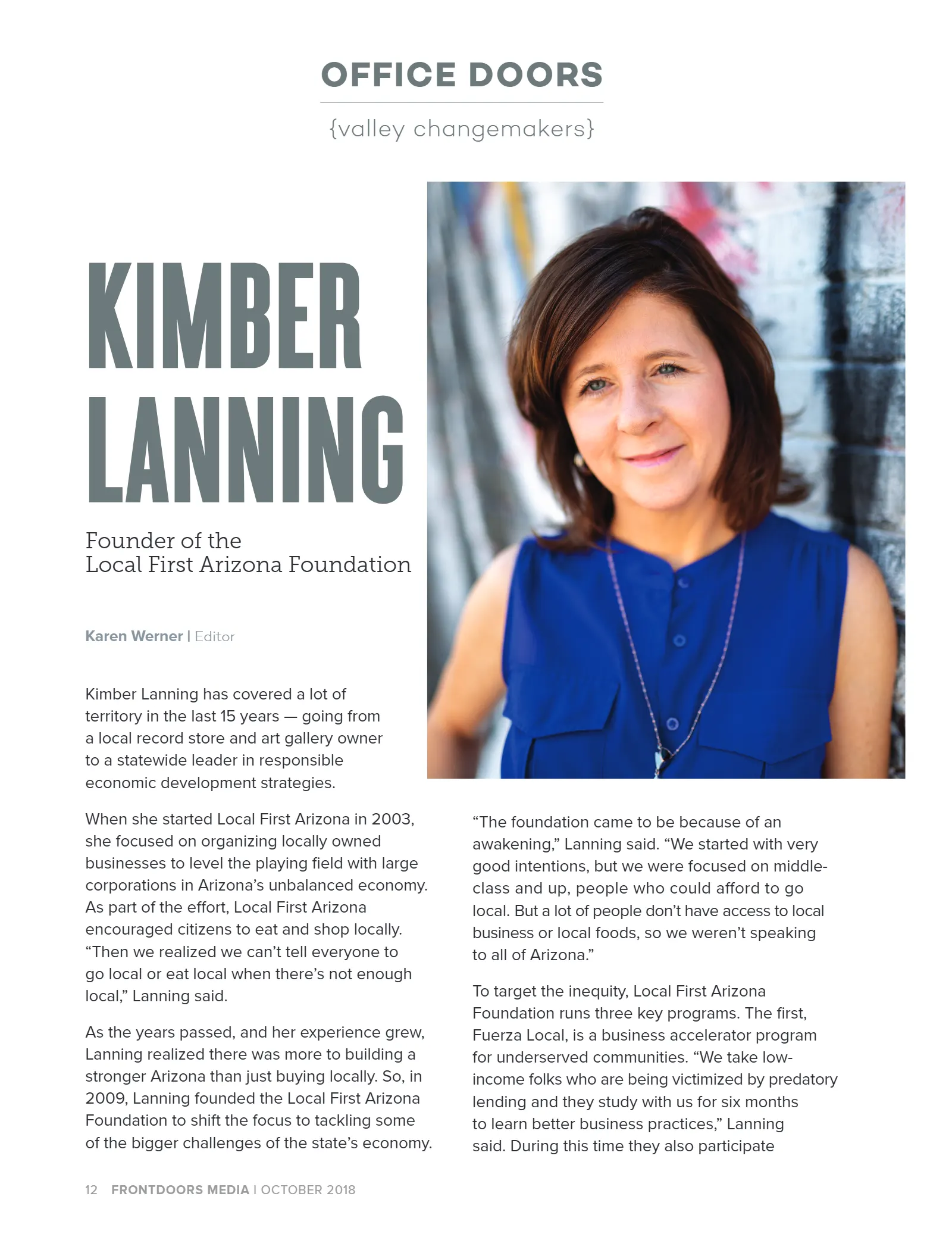October 2018 Issue, page 12