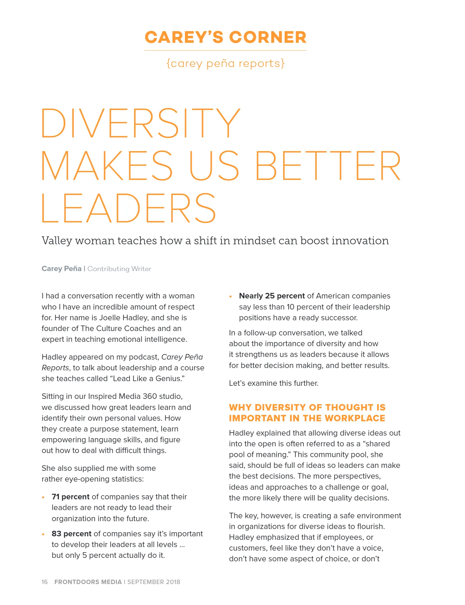 September 2018 Issue, page 16