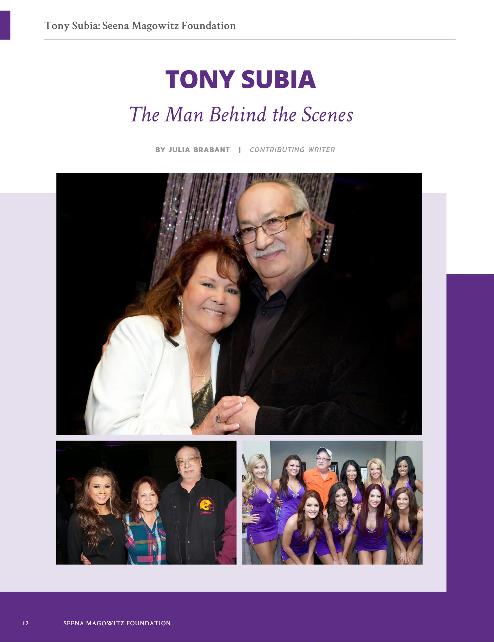 Seena Magowitz Foundation - Honoring Impact, page 12