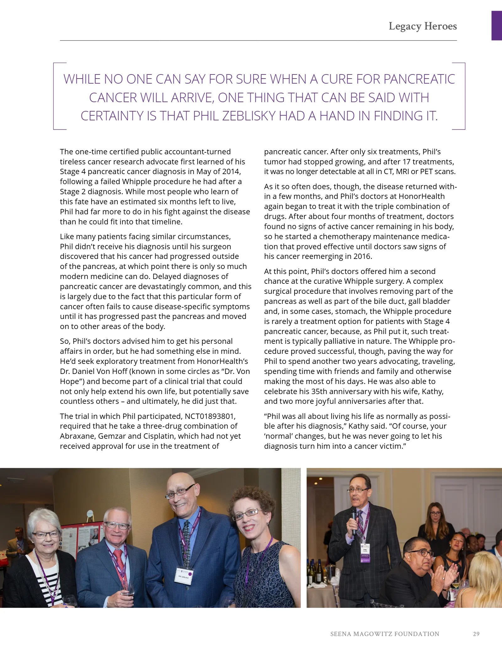 Seena Magowitz Foundation - Honoring Impact, page 29