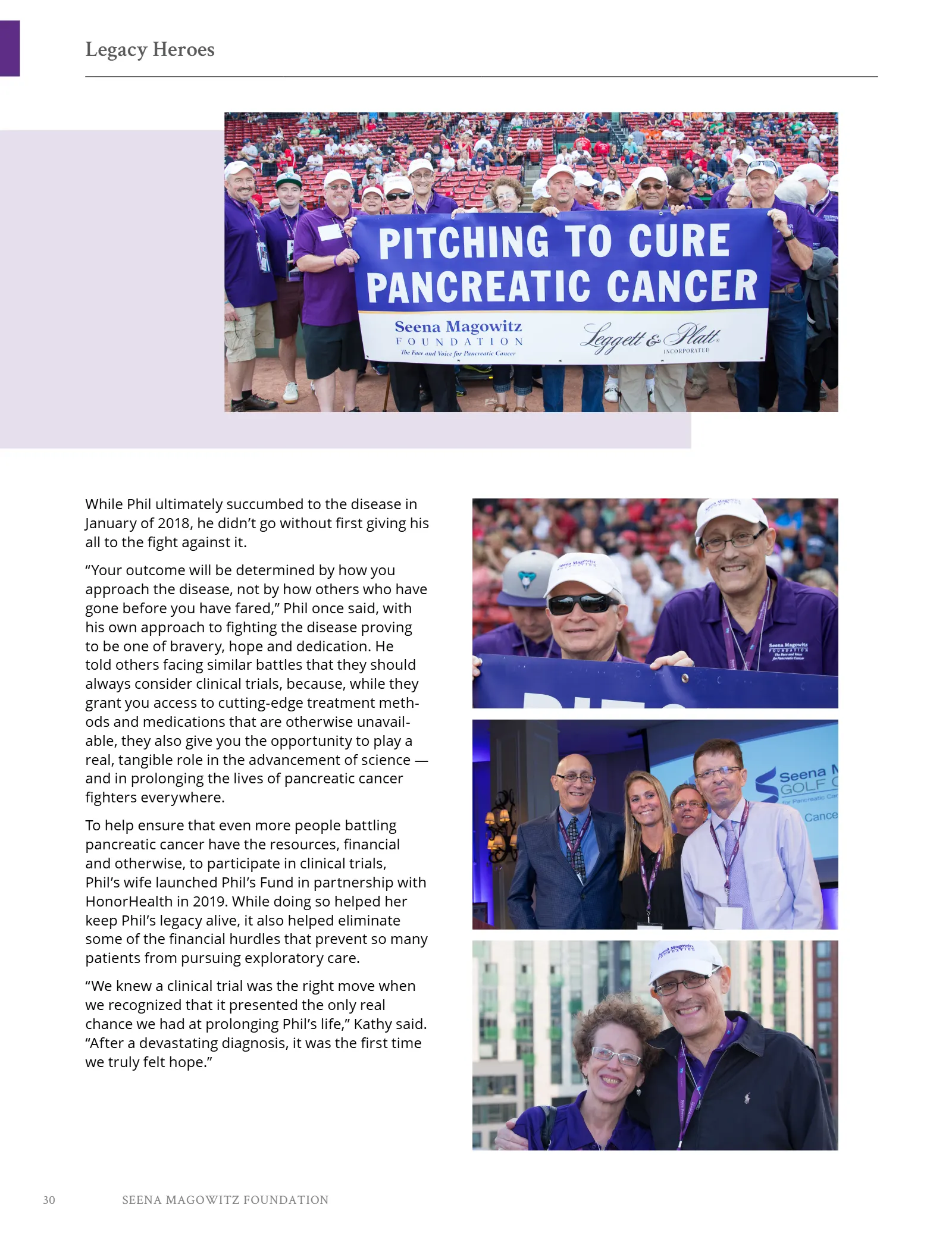 Seena Magowitz Foundation - Honoring Impact, page 30