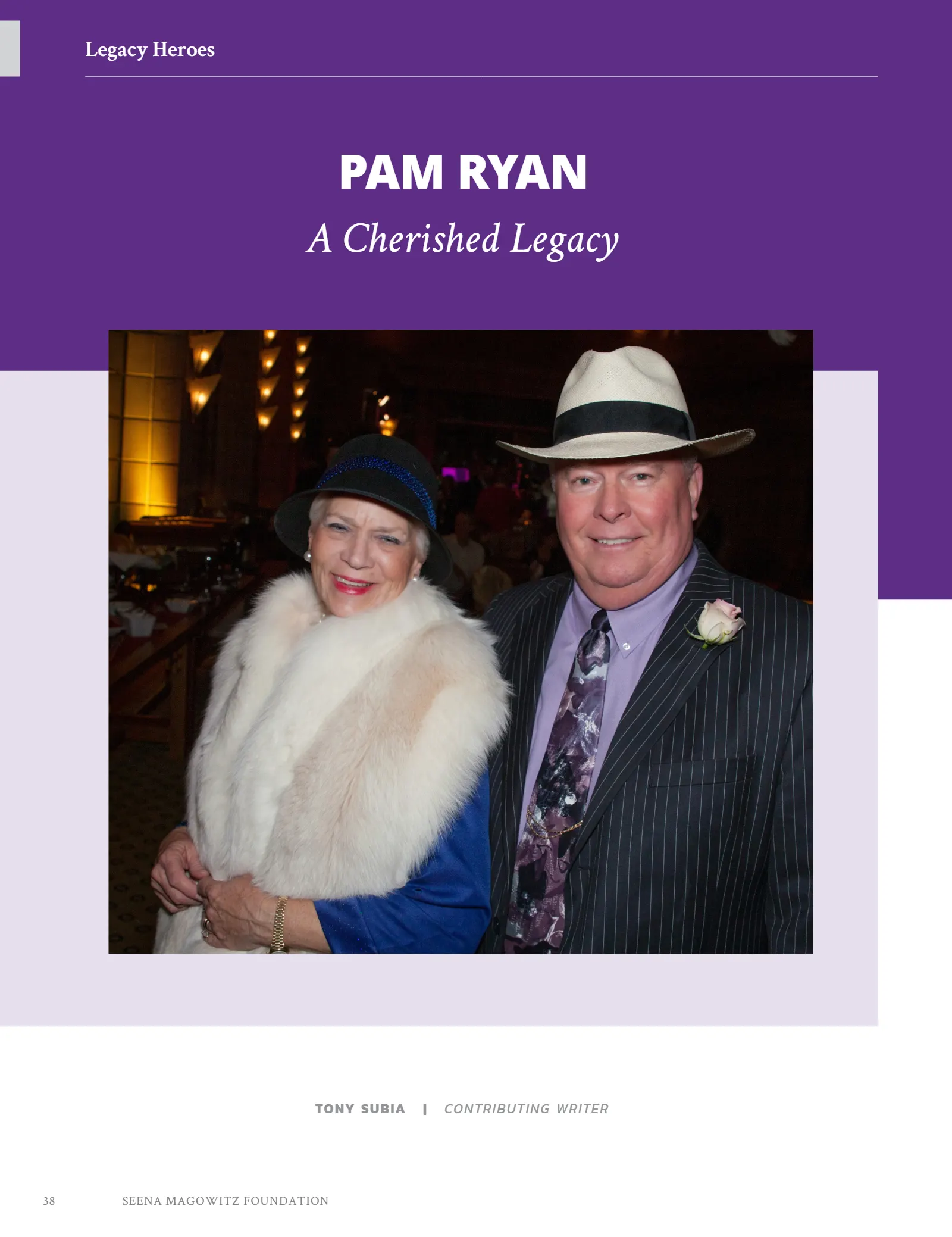 Seena Magowitz Foundation - Honoring Impact, page 38