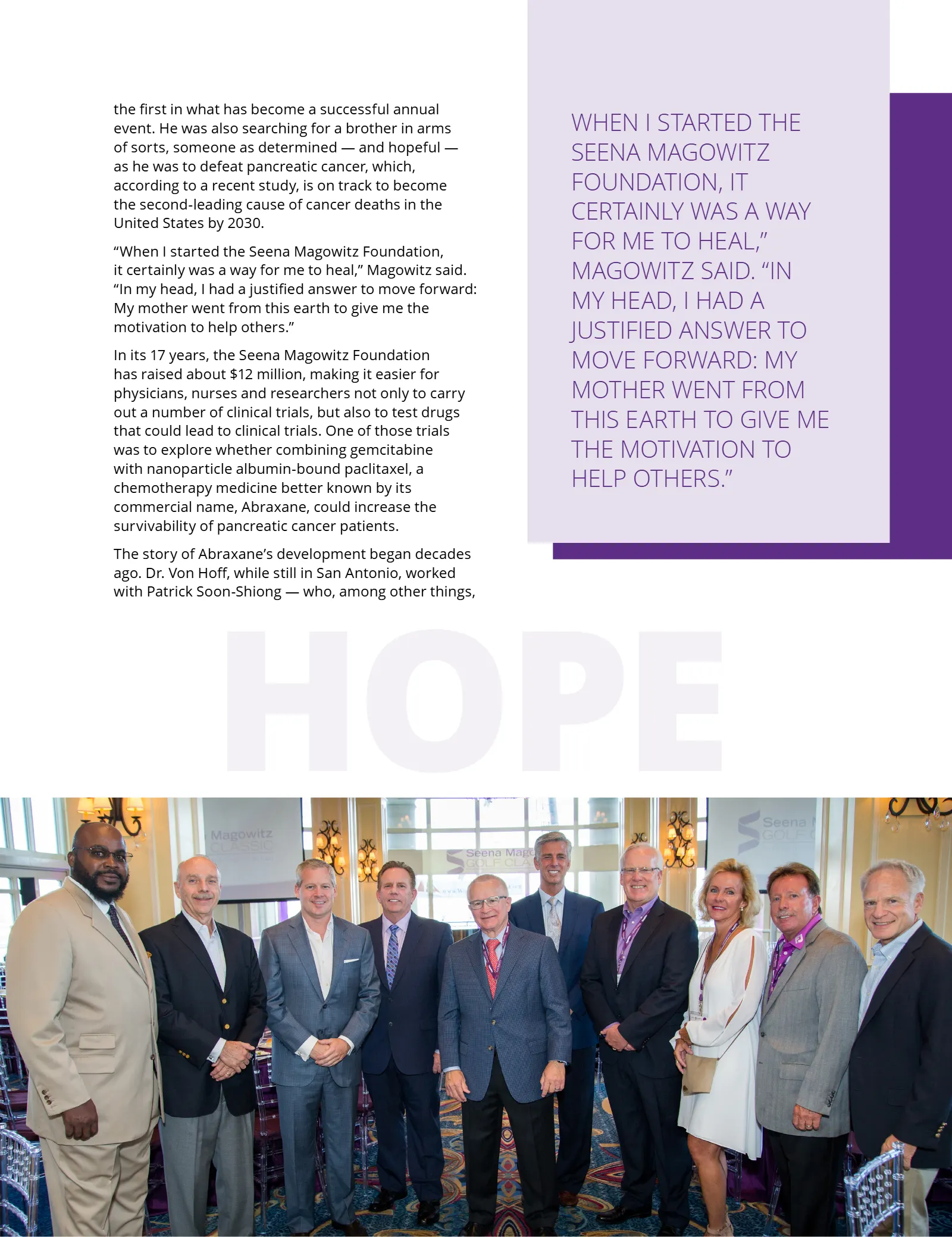 Seena Magowitz Foundation - Honoring Impact, page 49