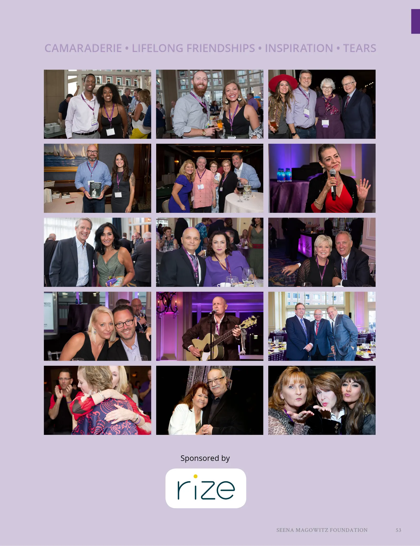 Seena Magowitz Foundation - Honoring Impact, page 53