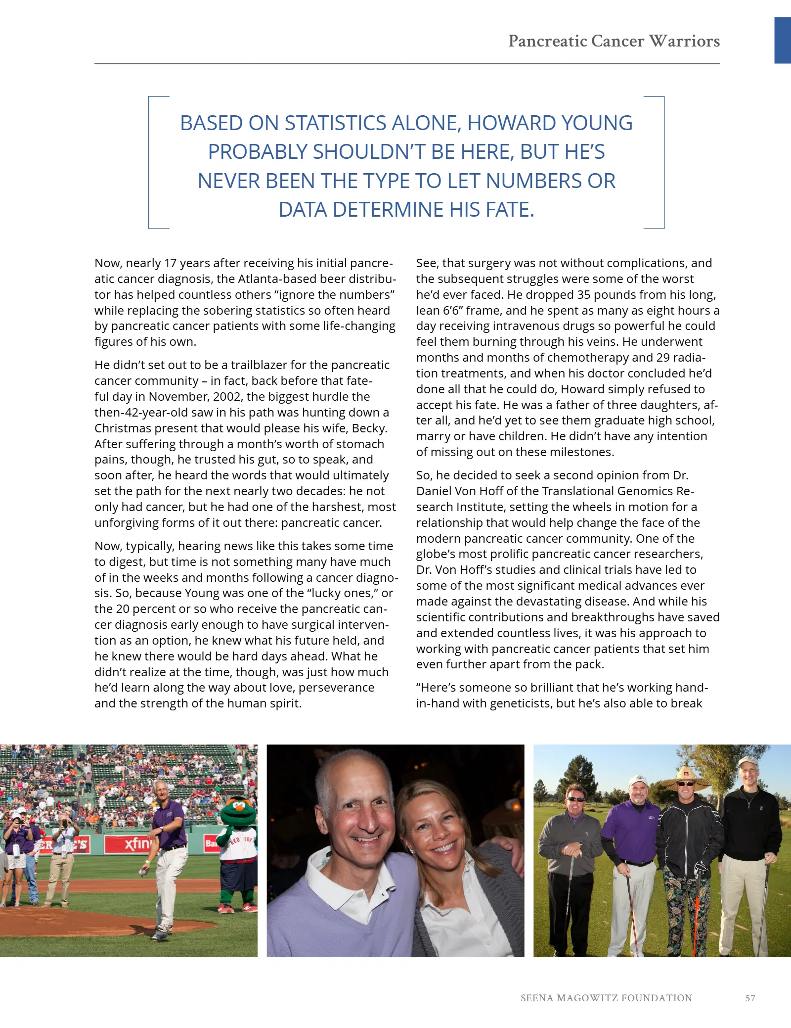 Seena Magowitz Foundation - Honoring Impact, page 57