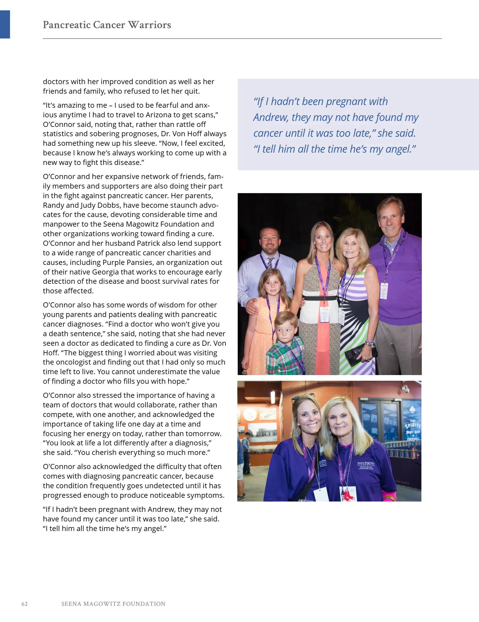 Seena Magowitz Foundation - Honoring Impact, page 62