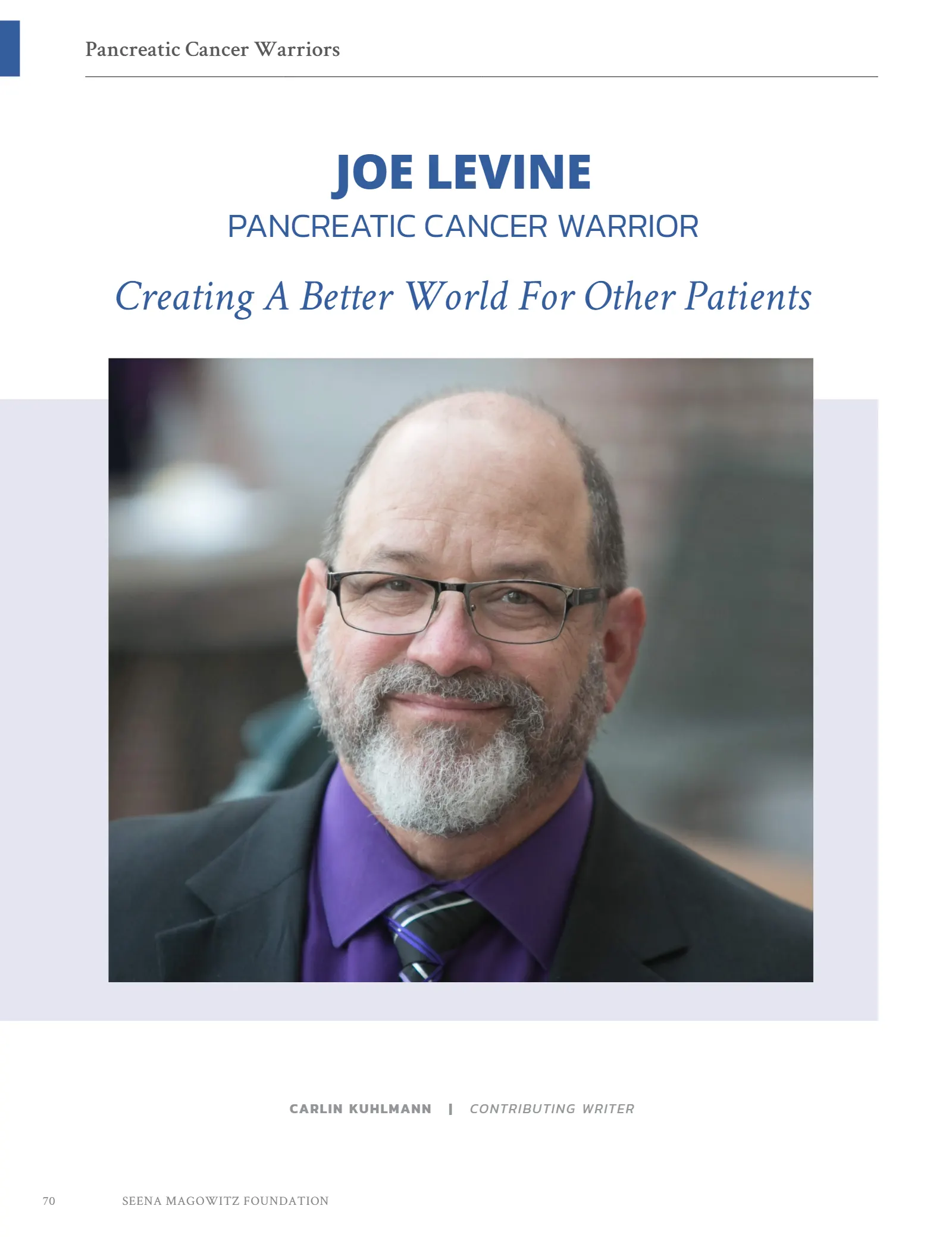 Seena Magowitz Foundation - Honoring Impact, page 70