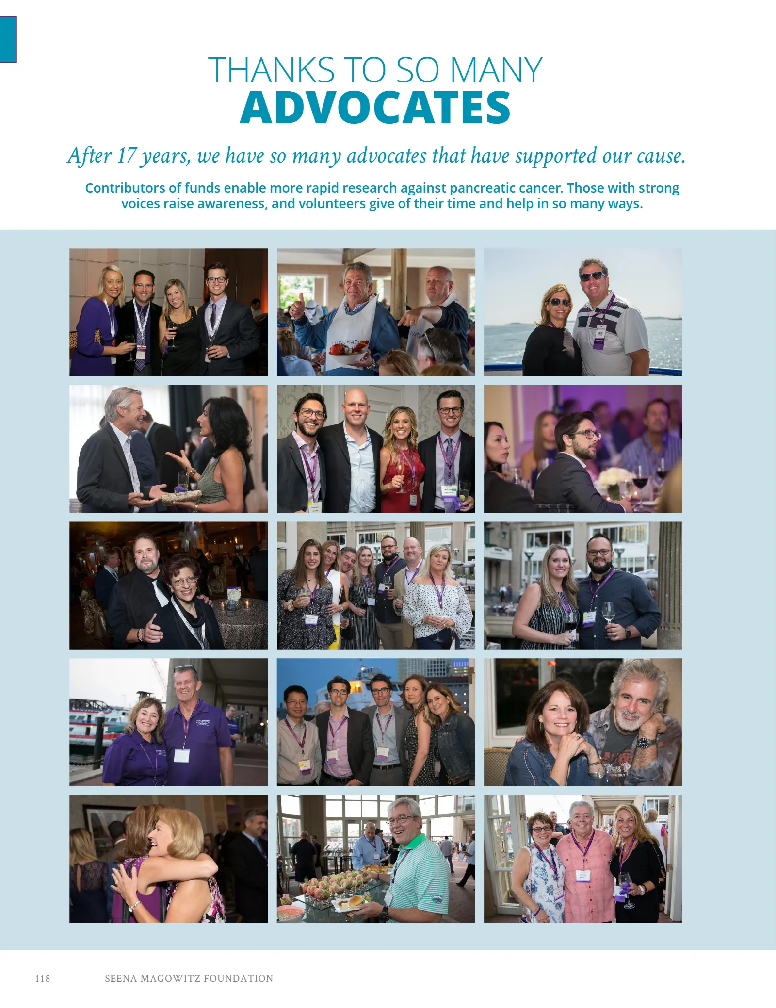 Seena Magowitz Foundation - Honoring Impact, page 118